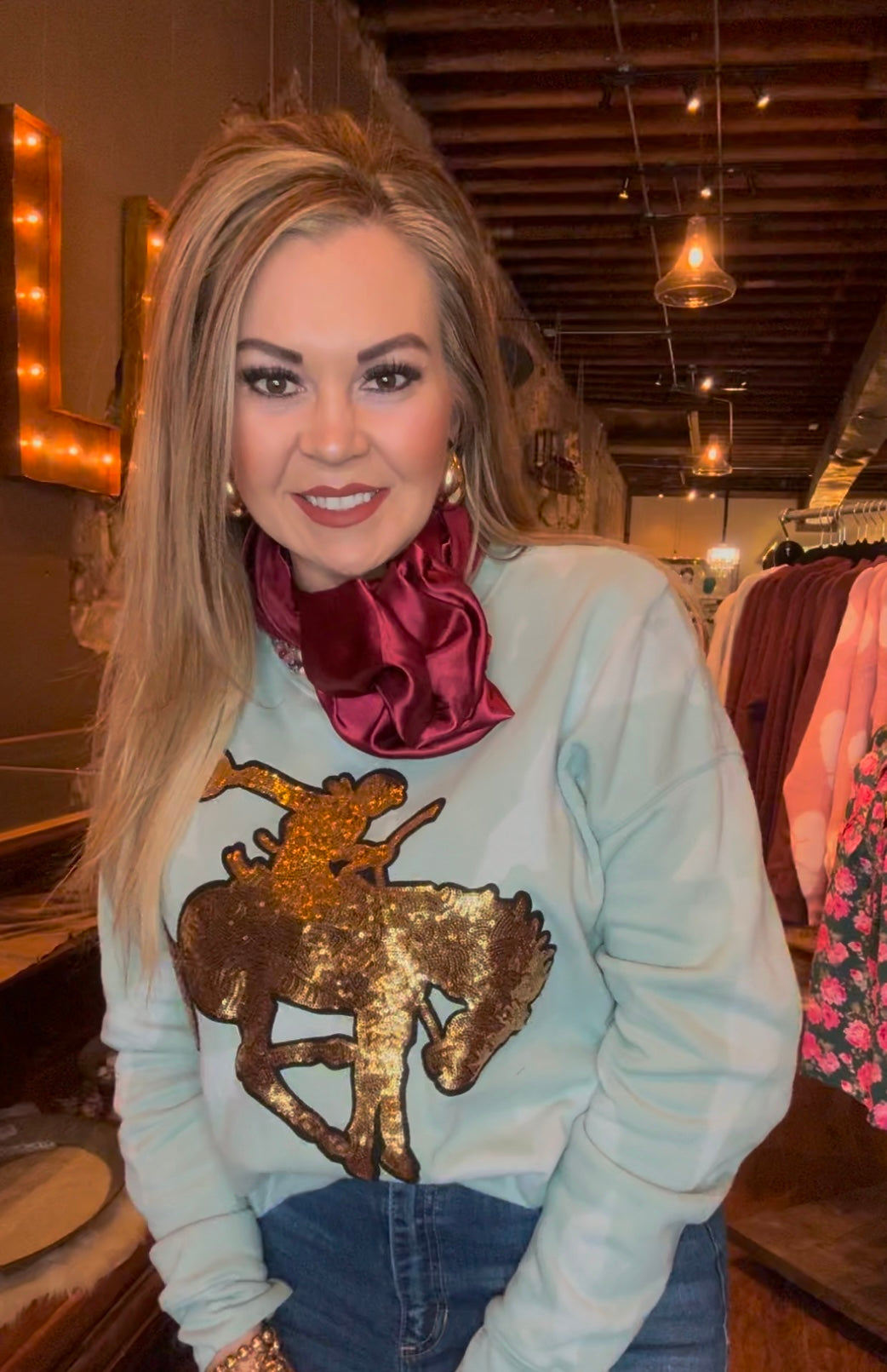 Gold Bronc Sweatshirt