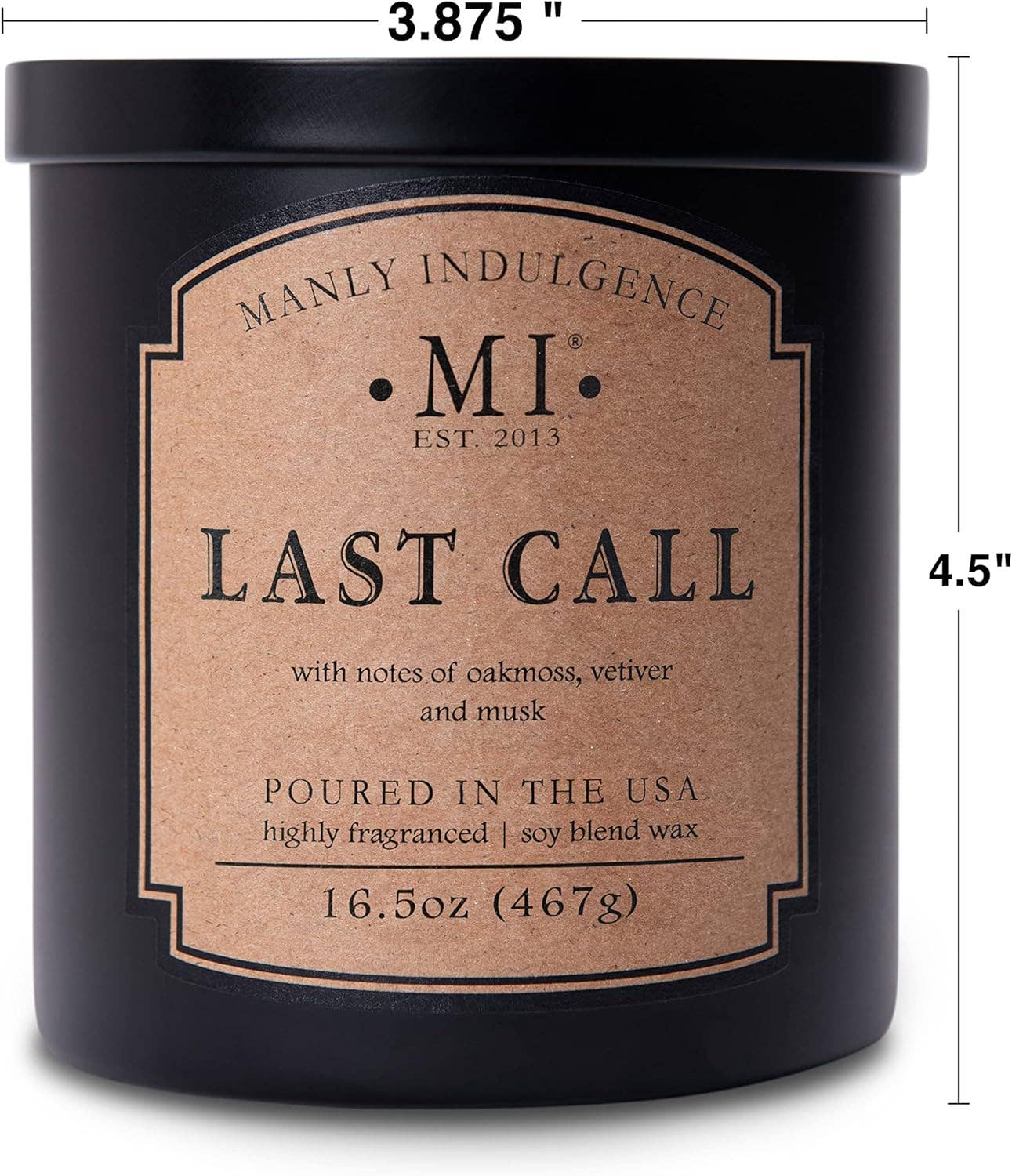 Last Call 2-Wick Scented Jar Candle, Soy Blend Wax, 16.5oz