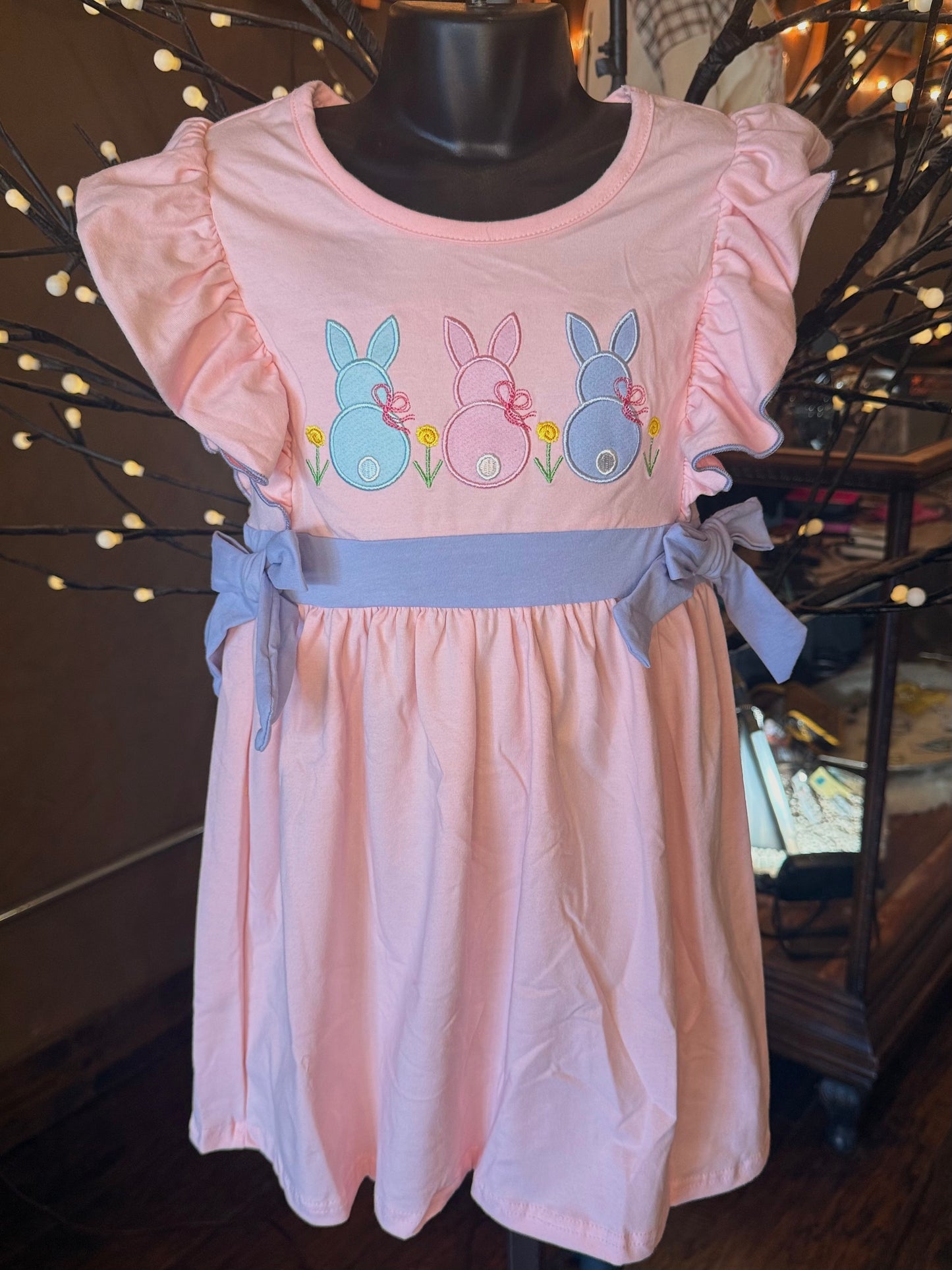 Bunny Trio Pink Dress