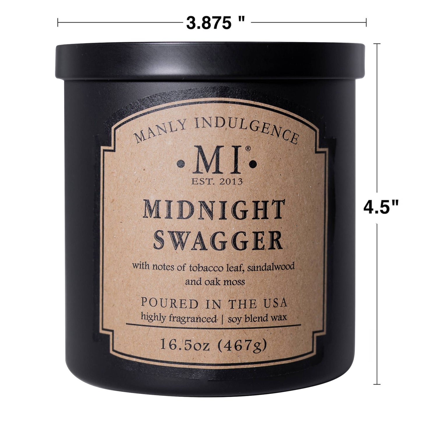 Midnight Swagger 2-Wick Scented Candle, Soy Blend, 16.5oz