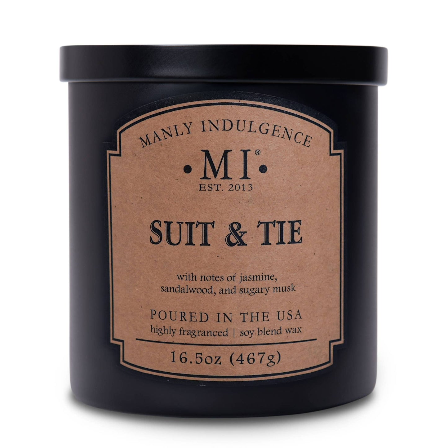 Suit & Tie, 2-Wick Scented Candle, Soy Blend Wax, 16.5oz