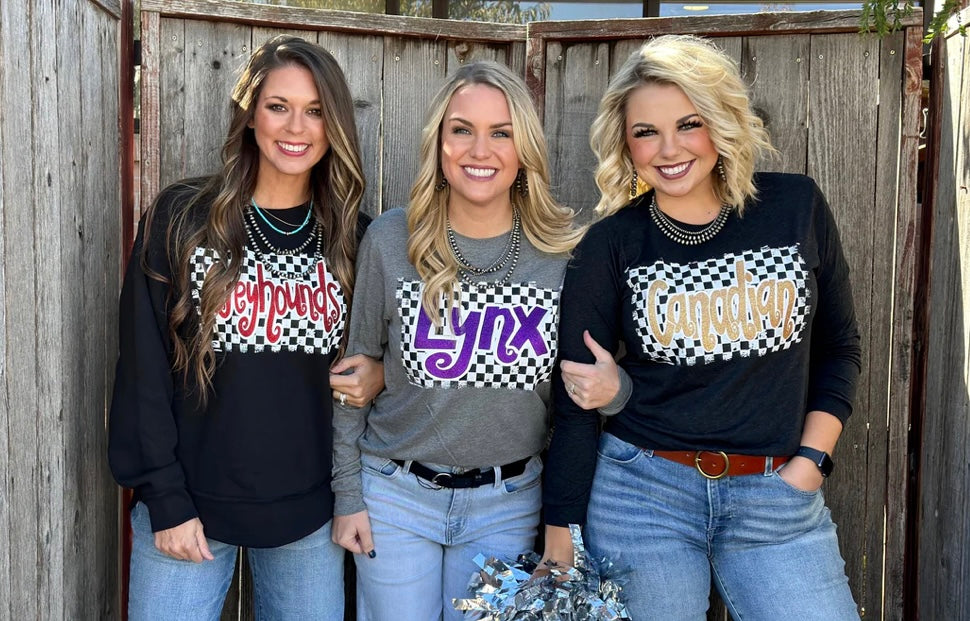 Checkered Long Sleeve Mascot