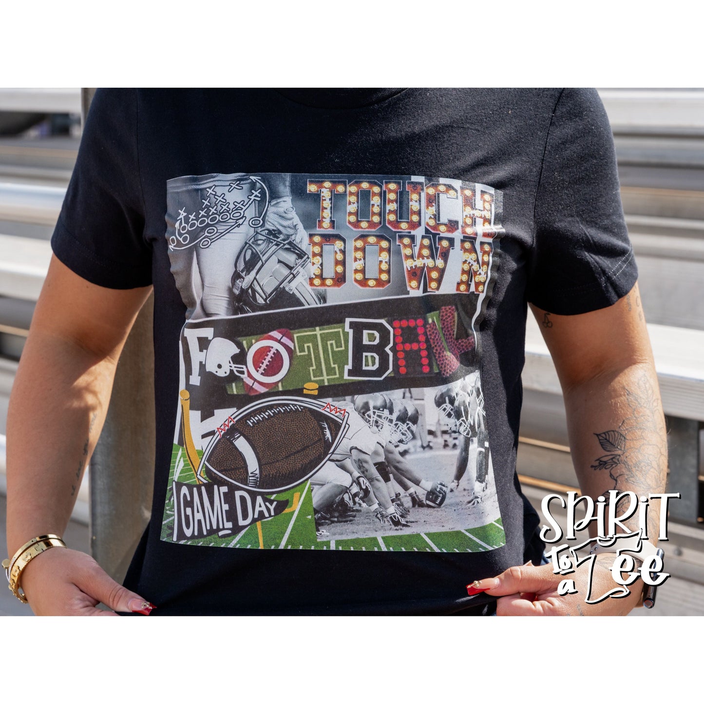 Football Scrapbook - Football Tee