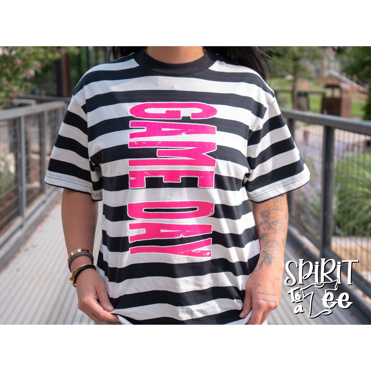Game Day Striped Tee