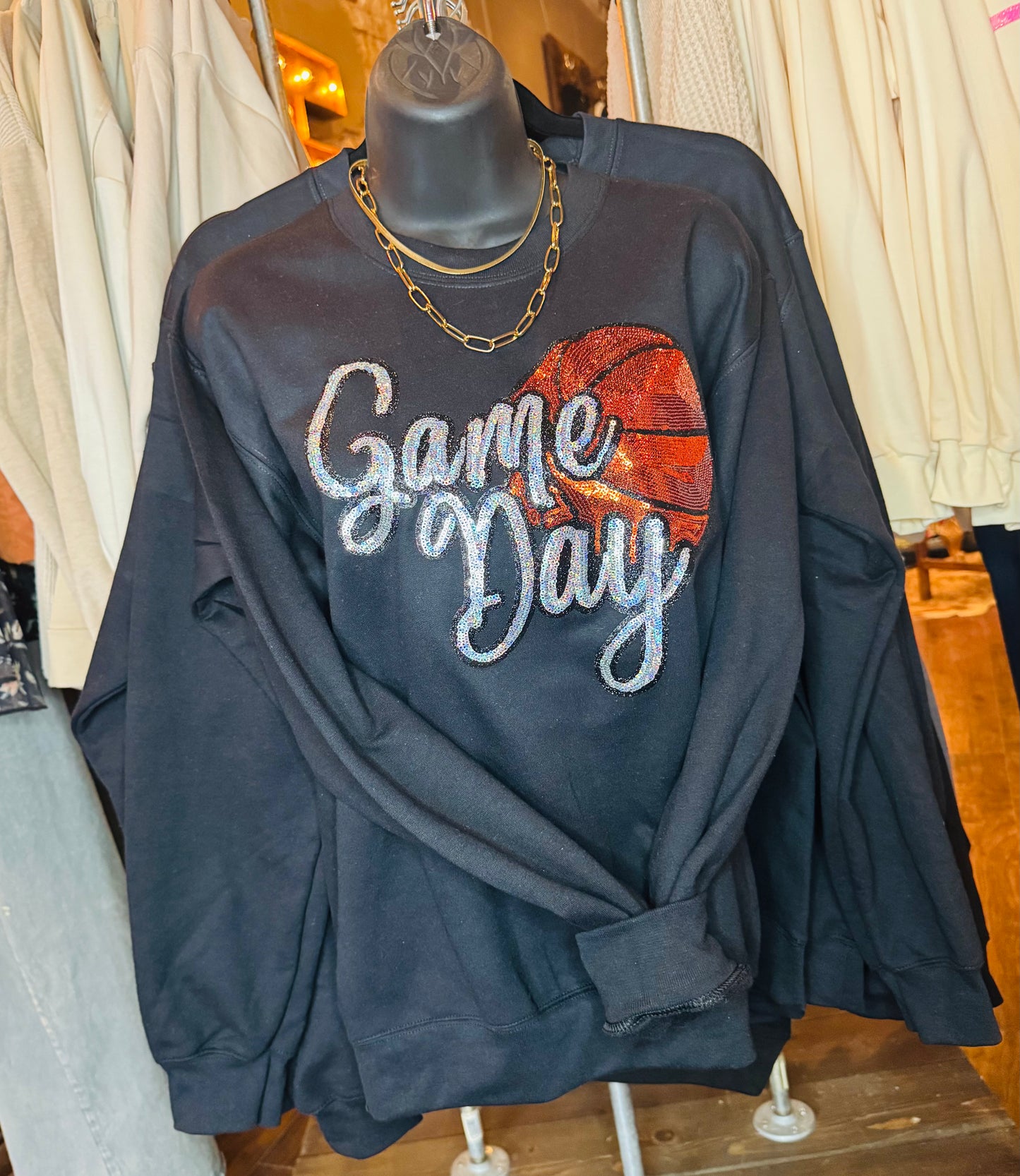 Black Game Day Sweatshirt