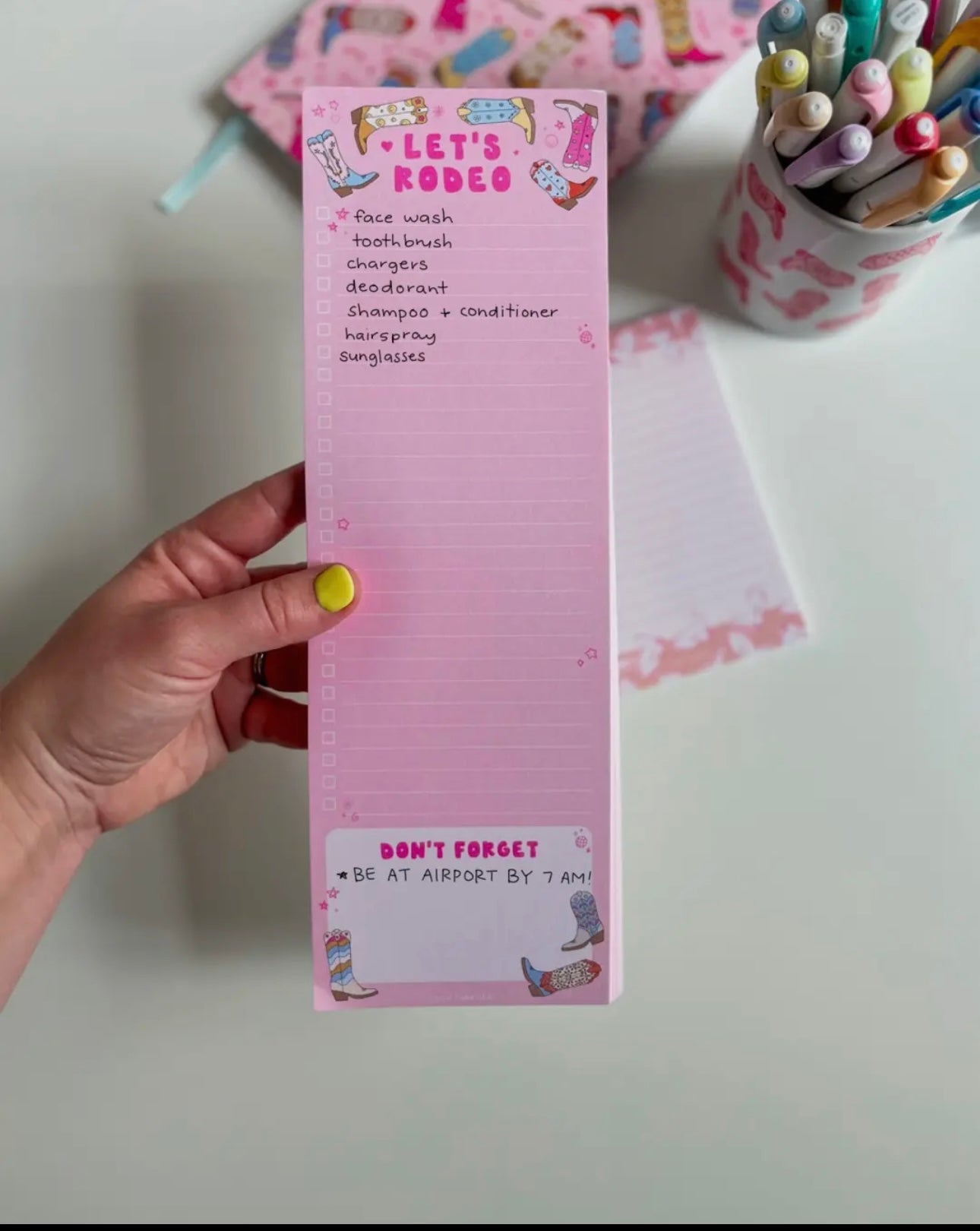 Let’s Rodeo Notepad