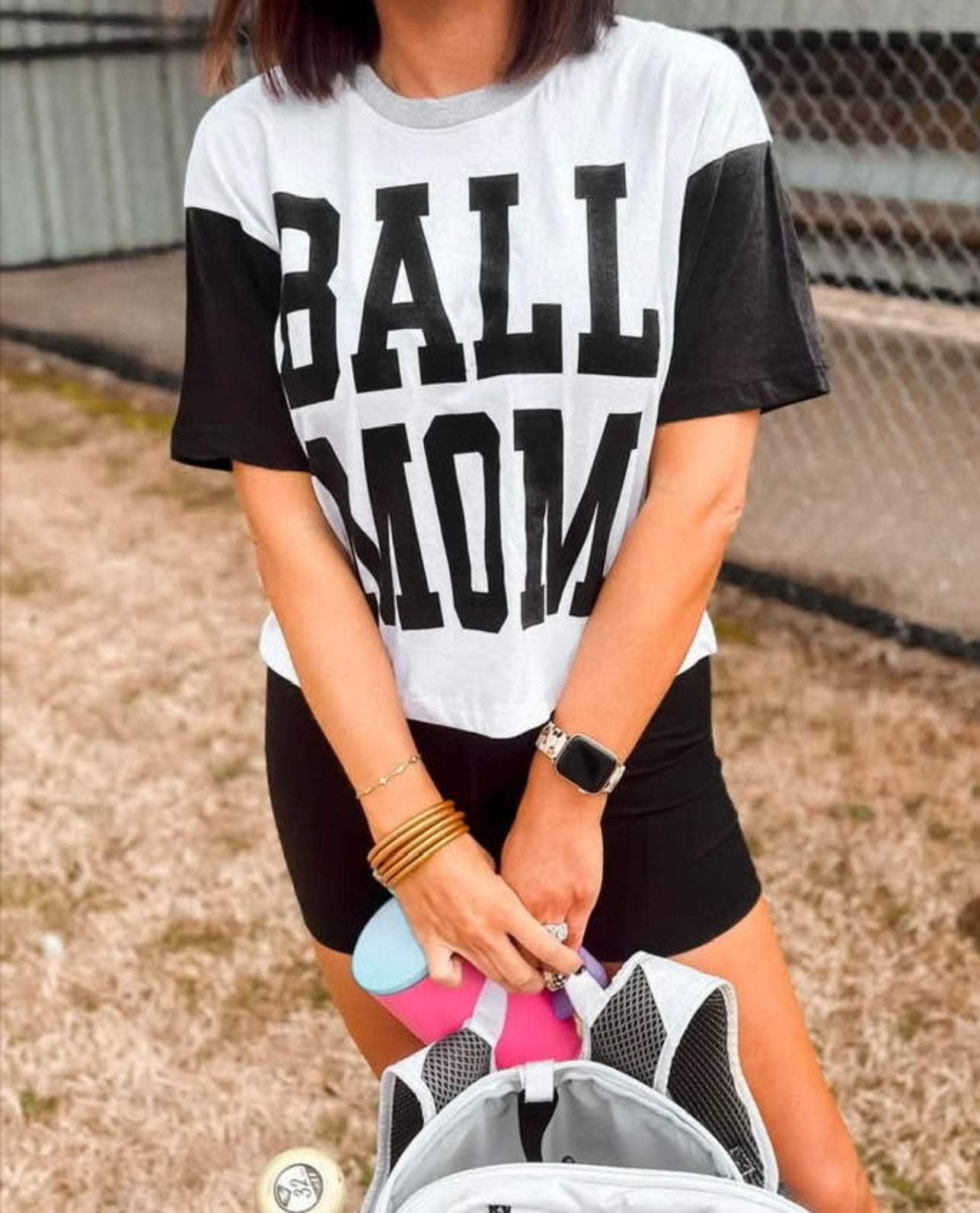 Ball mom tee