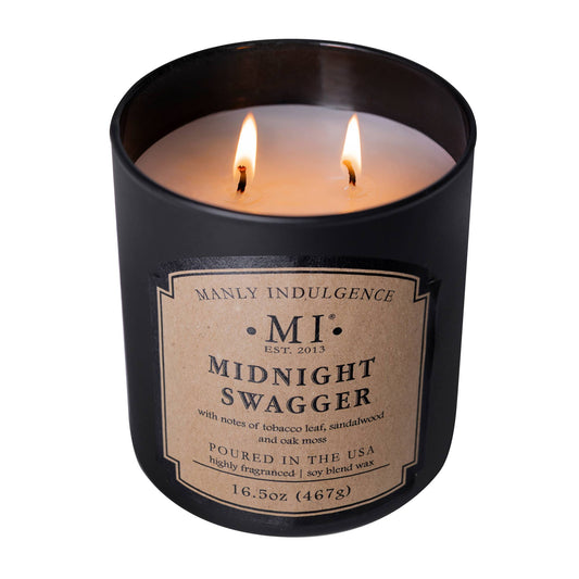 Midnight Swagger 2-Wick Scented Candle, Soy Blend, 16.5oz