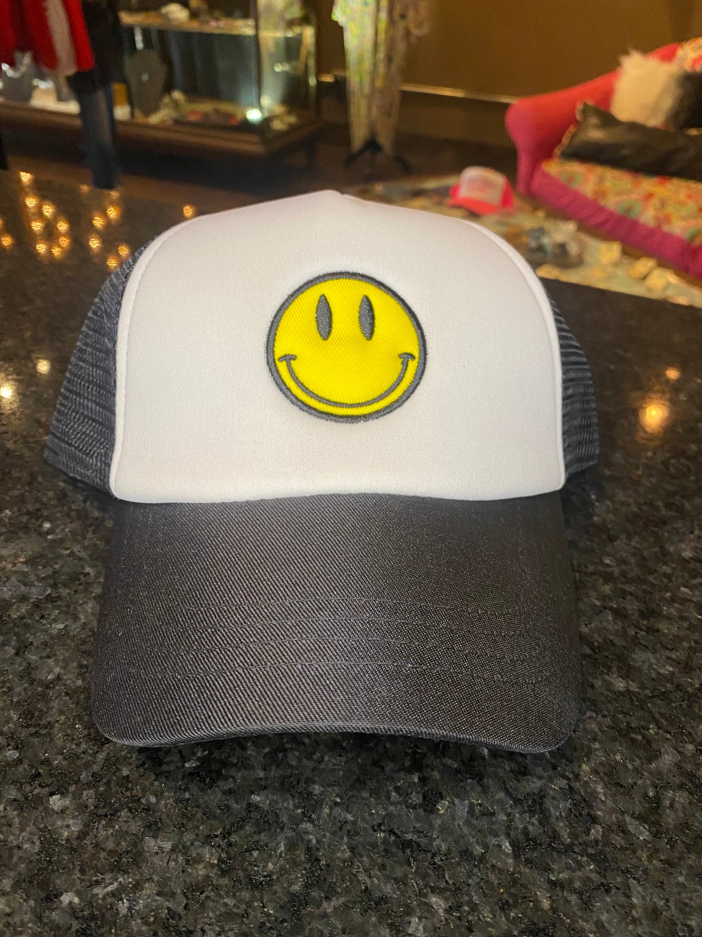 Smiley Face Trucker Hat