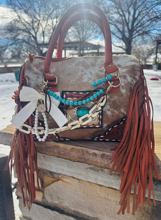 Speedy Brown Hide Purse