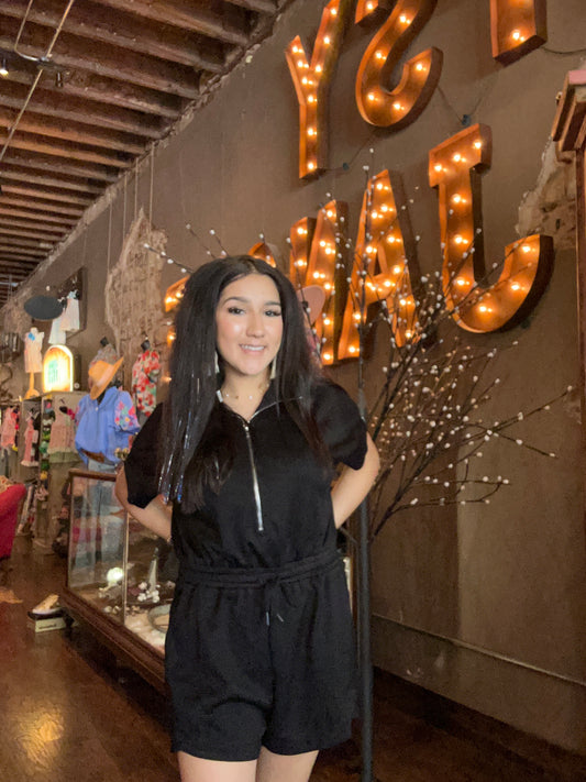 Black romper ace