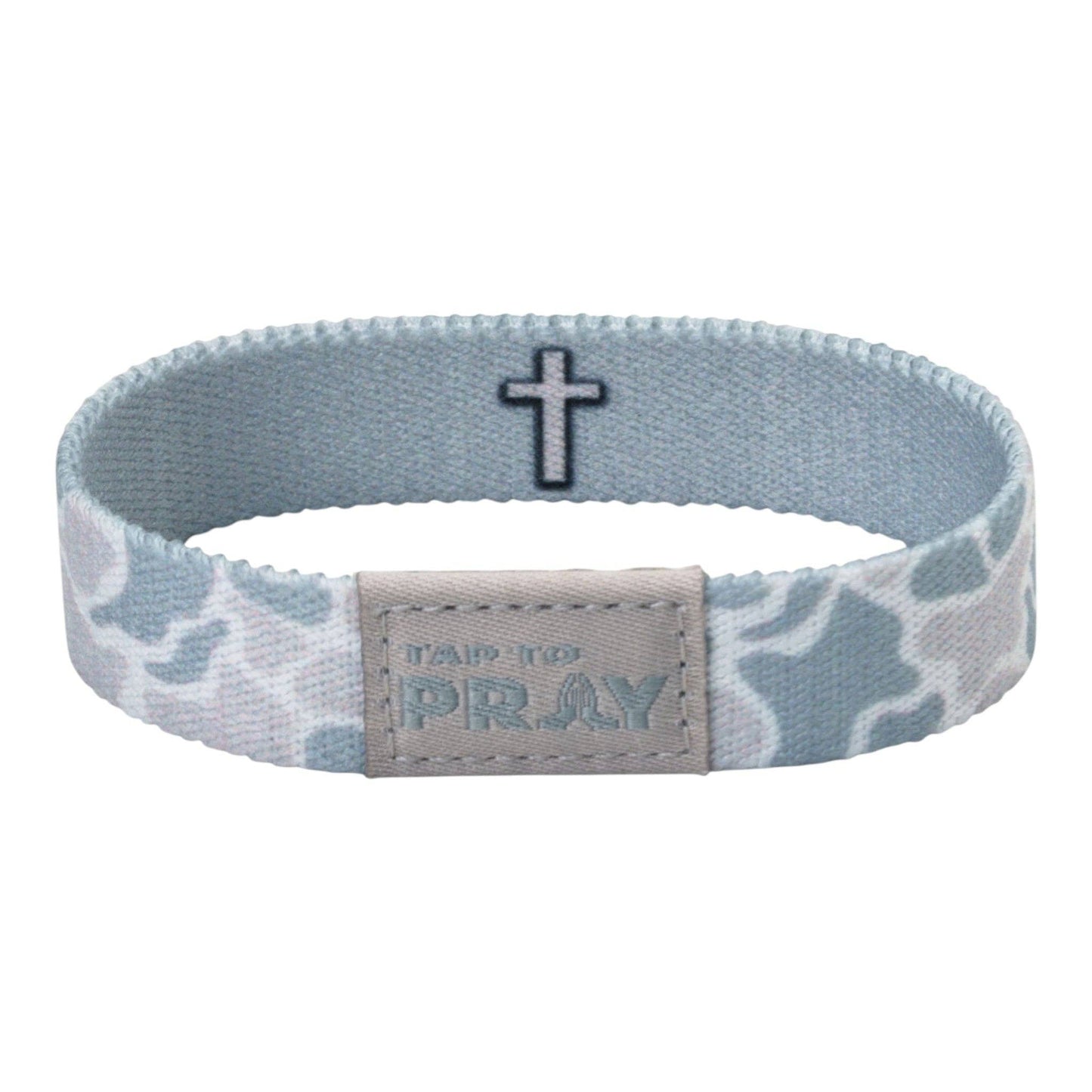 Tap To Pray Wristband – River Rock Camo - Aspen