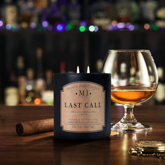 Last Call 2-Wick Scented Jar Candle, Soy Blend Wax, 16.5oz