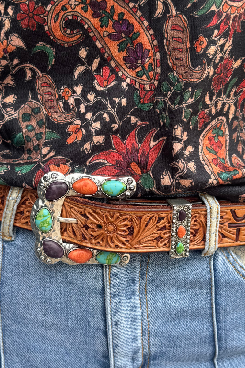 Buckle Up Belt Buckle Multi