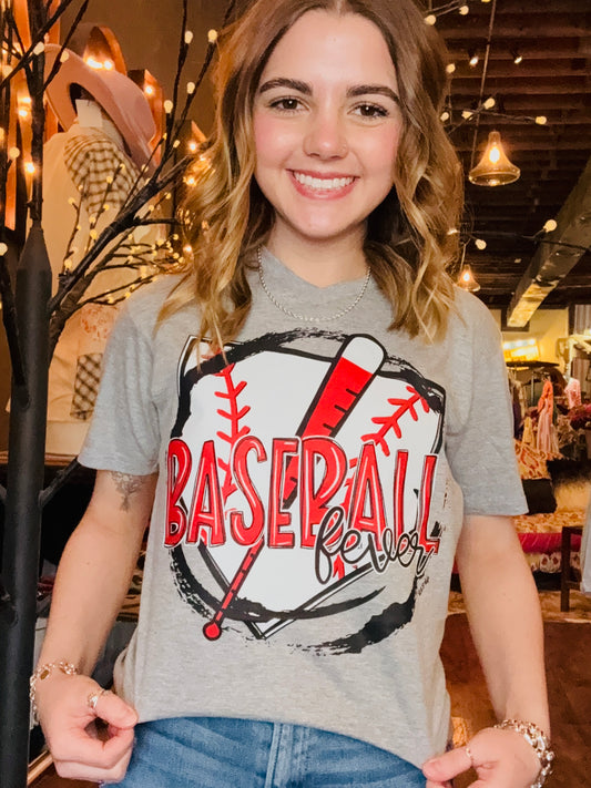 Grey Baseball Tee