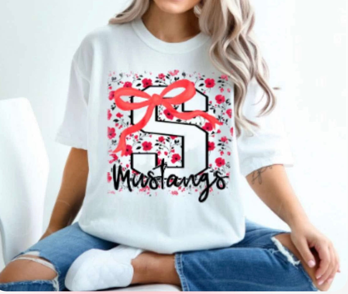 White Bow Spirit Tee