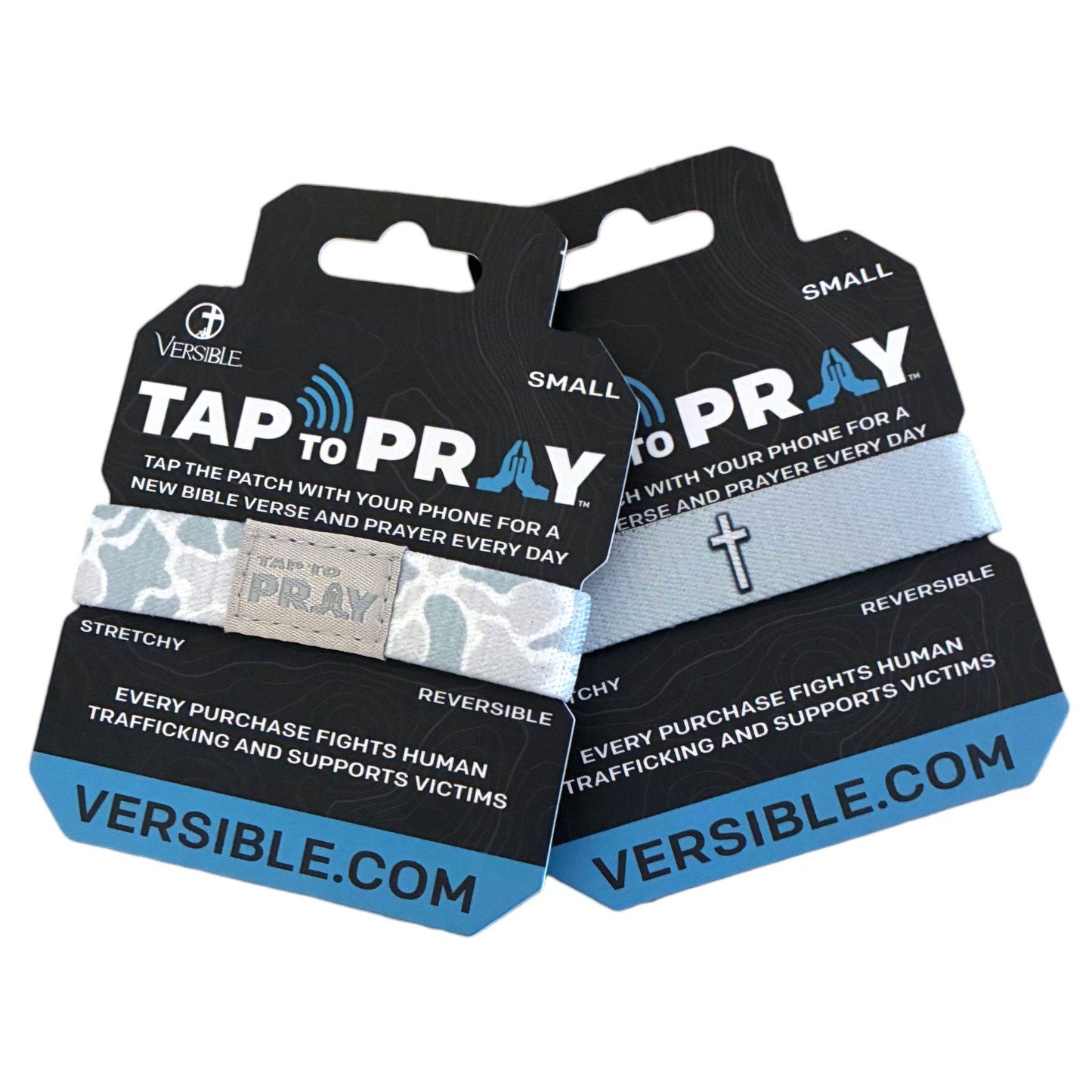 Tap To Pray Wristband – River Rock Camo - Aspen