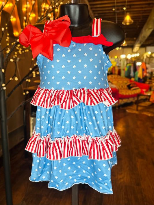 The Classic American Ruffle Tiered Dress