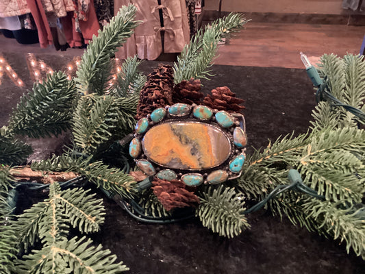 German Silver Belt Buckle