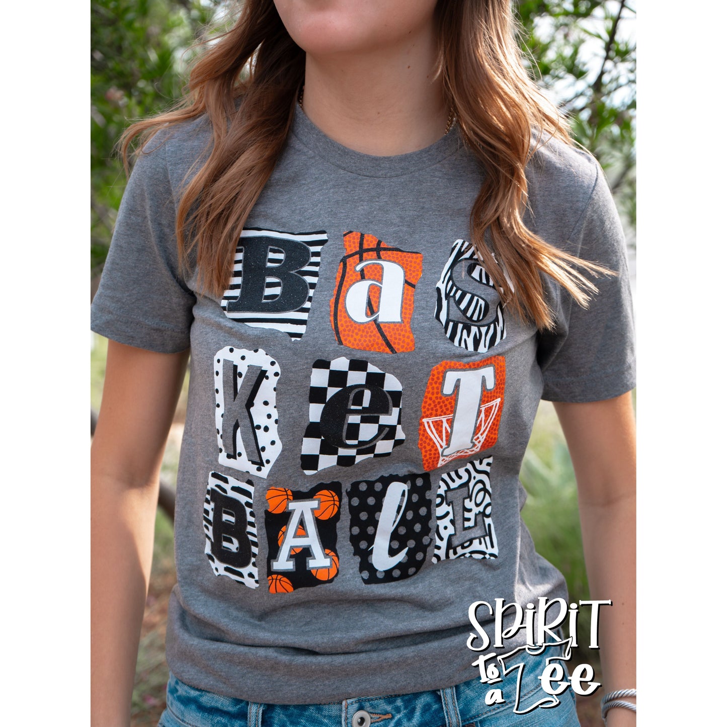 Scrapbook Basketball - Basketball Tee