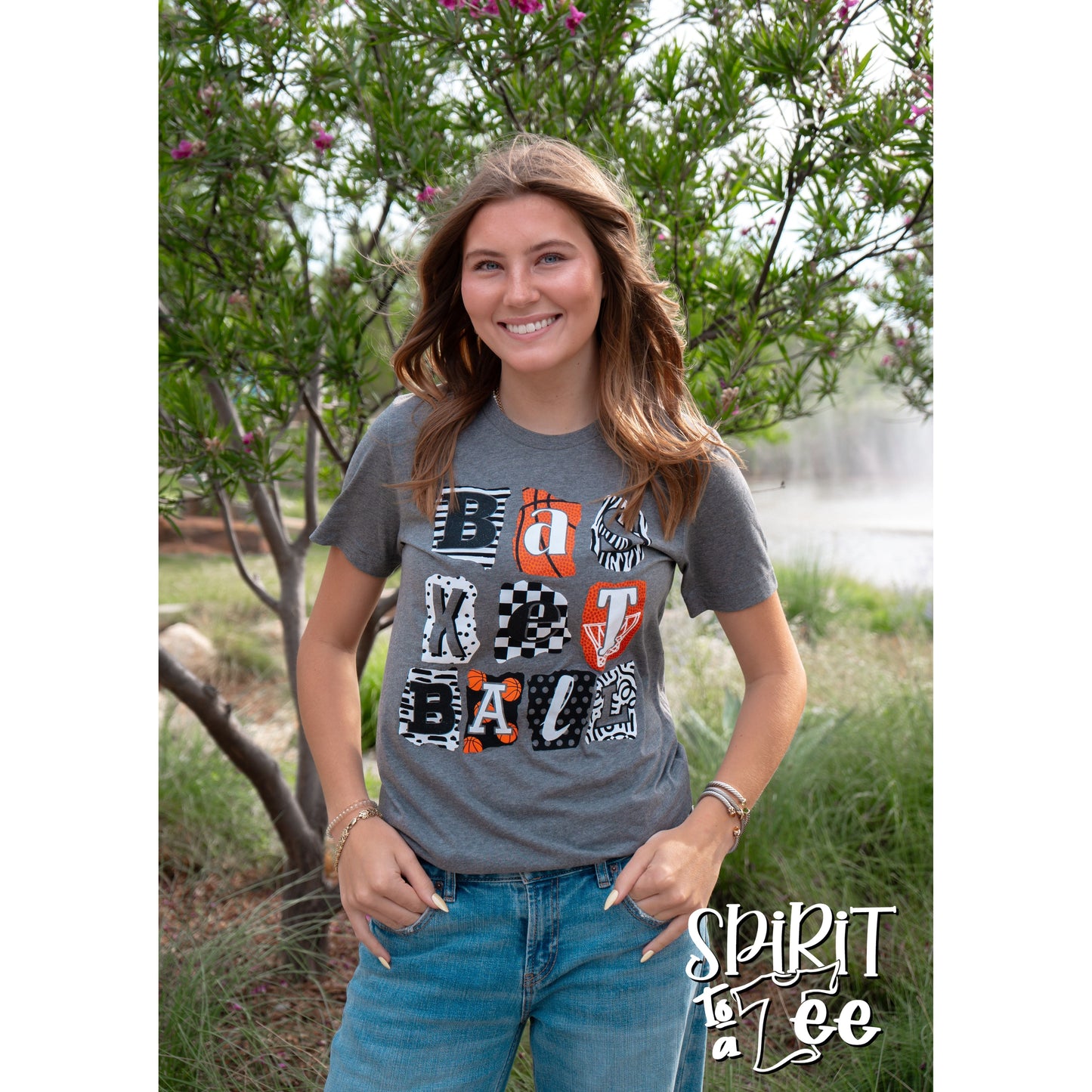 Scrapbook Basketball - Basketball Tee