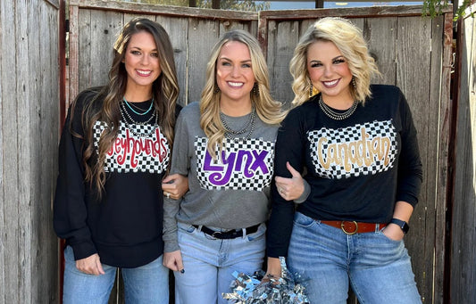 Checkered Long Sleeve Mascot