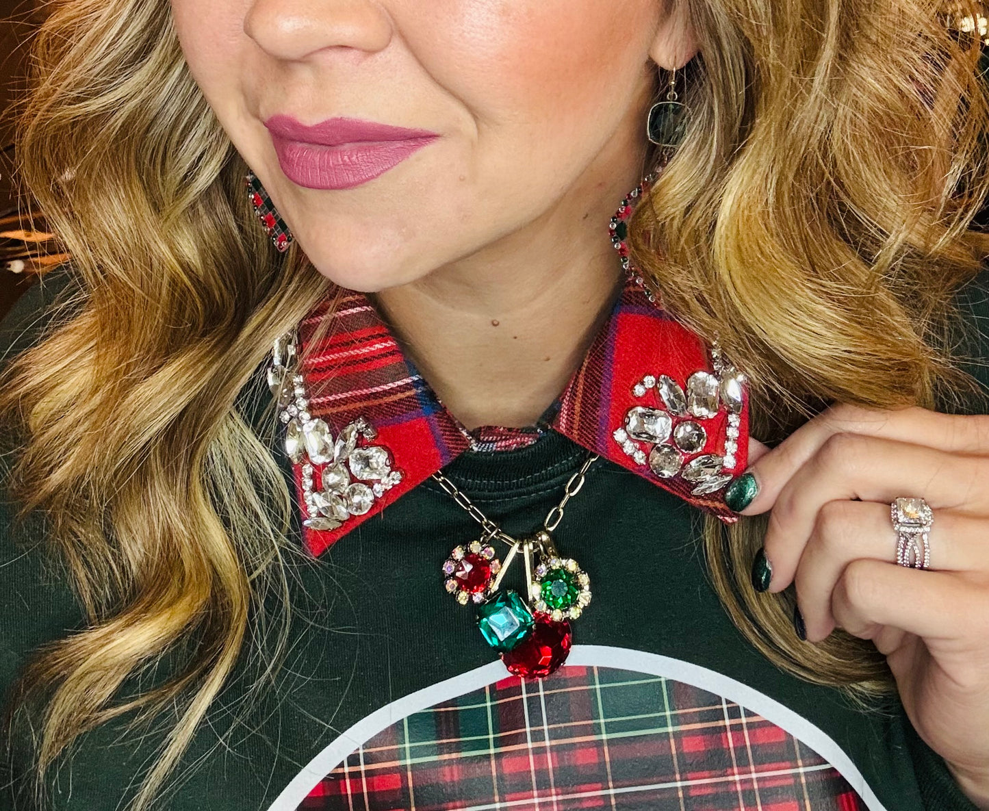 Plaid Holiday Smiley