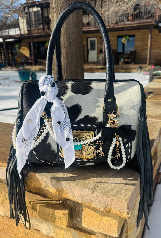 Speedy Black Hide Purse
