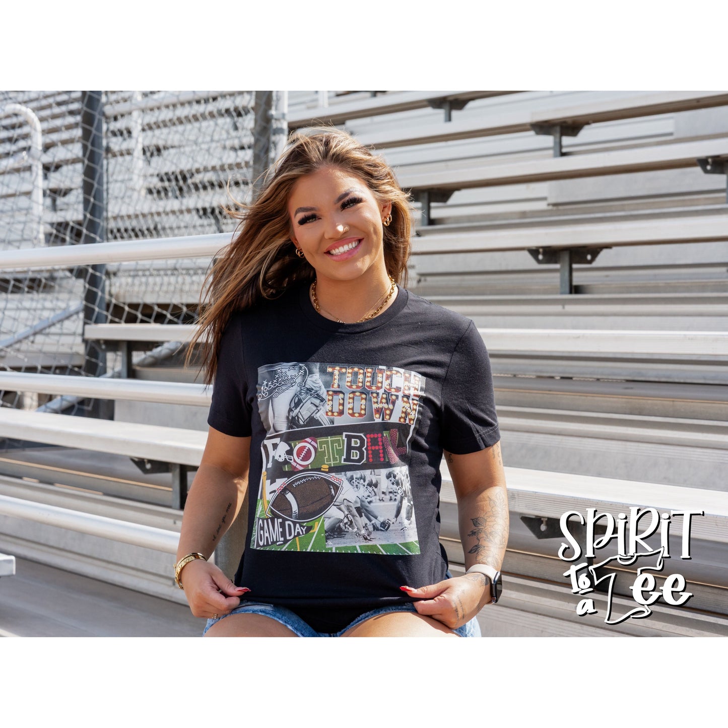 Football Scrapbook - Football Tee