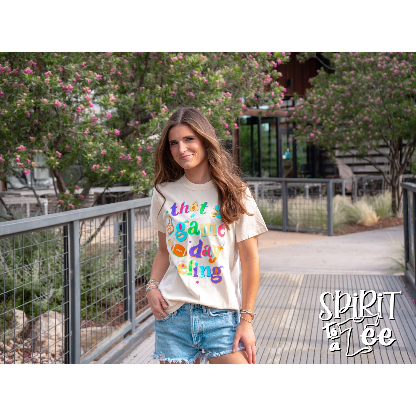 That Game Day Feeling Bright - Football Tee