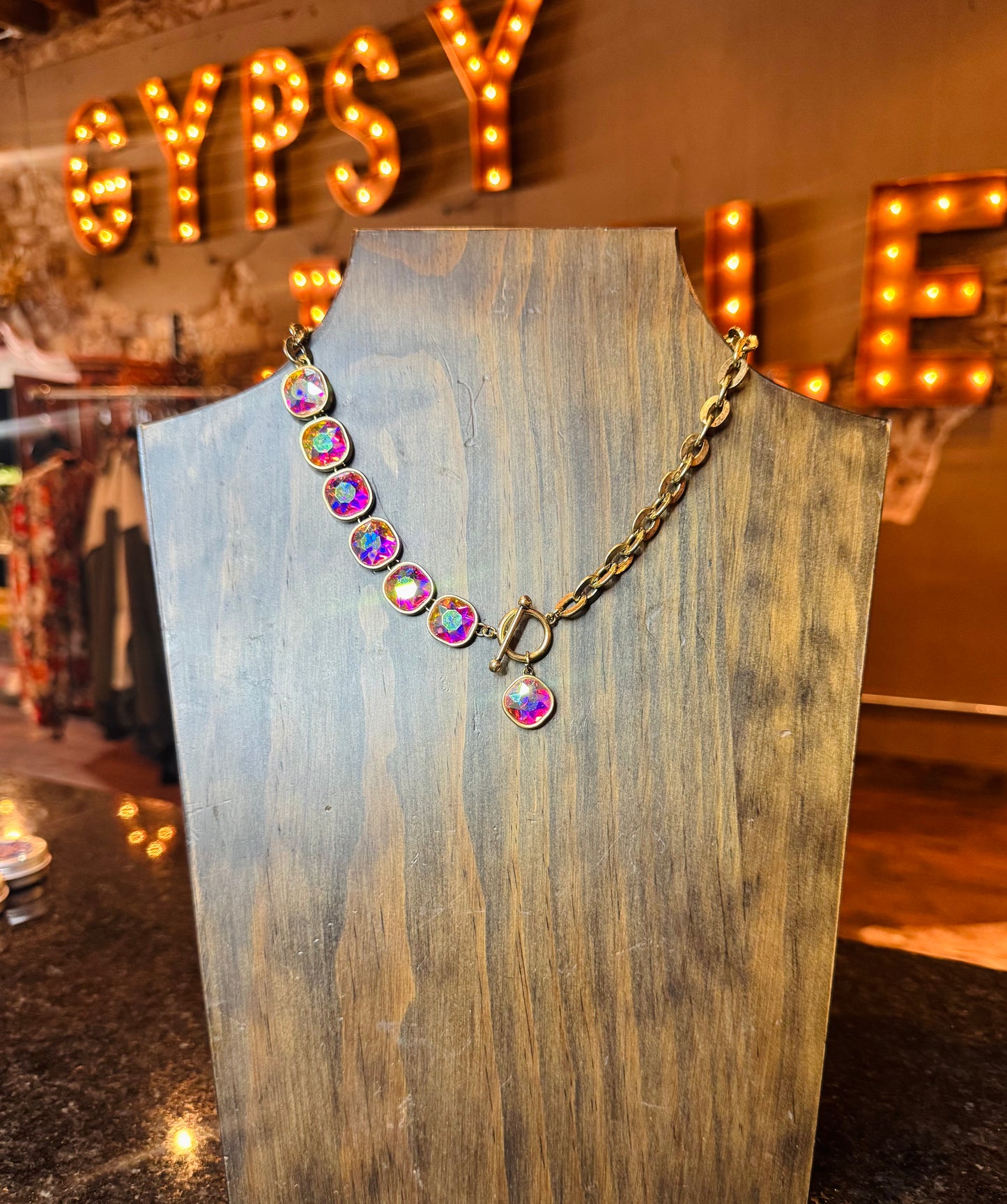 ATG N8 Gold Lg Crystal AB