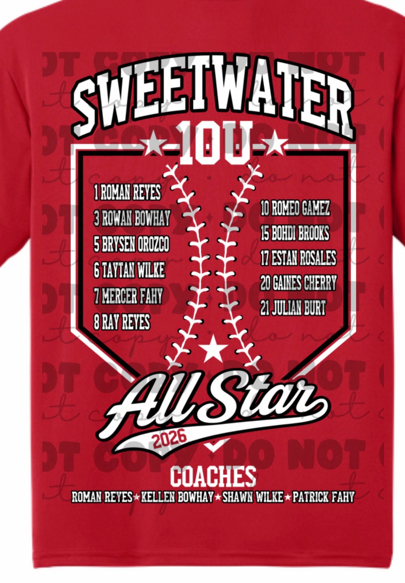 10U All-Star Adult Tee