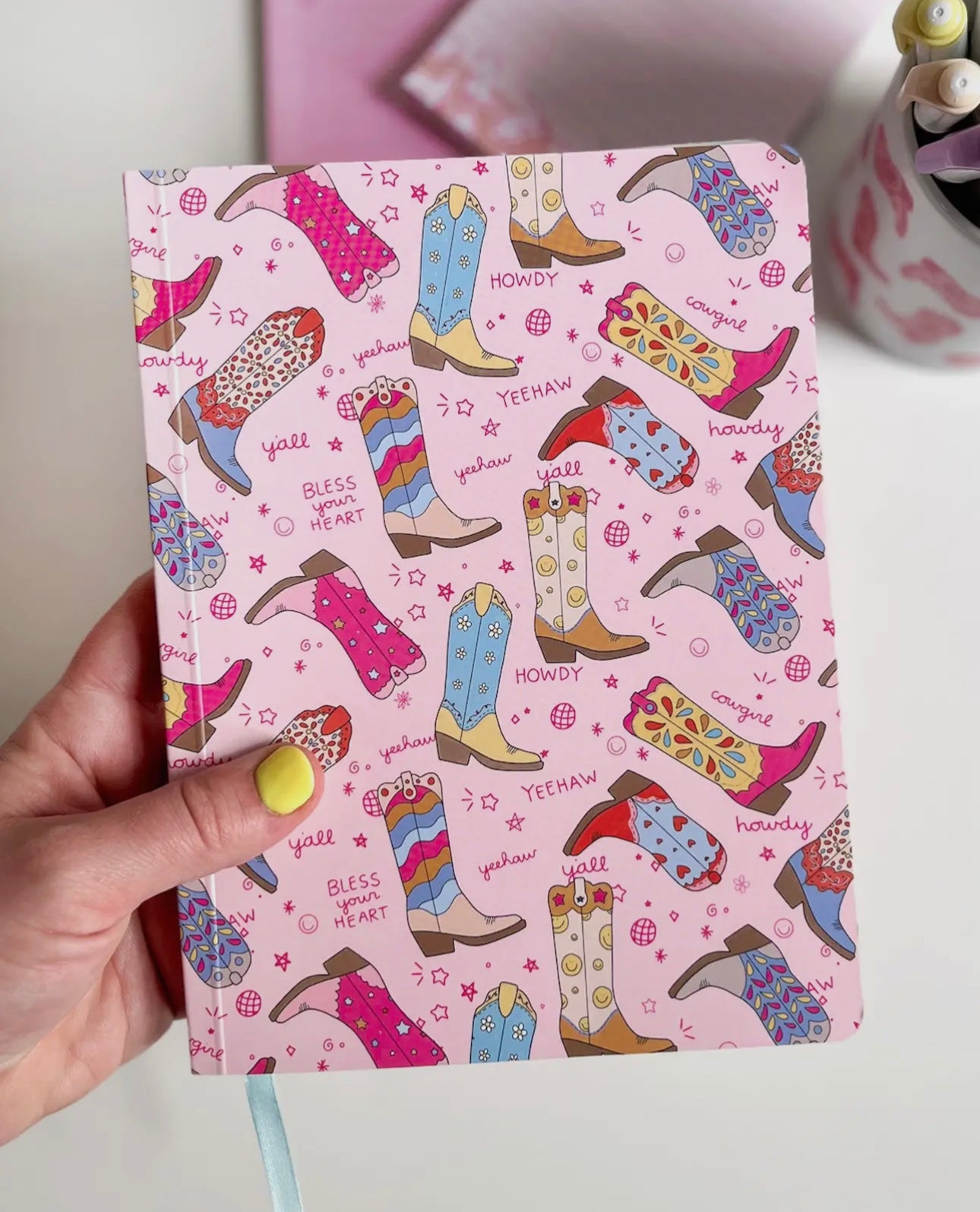 Cowgirl Boot Notebook