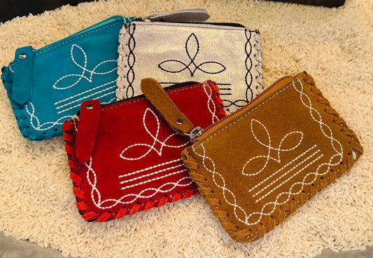 WL Boot Stitch Coin Purse