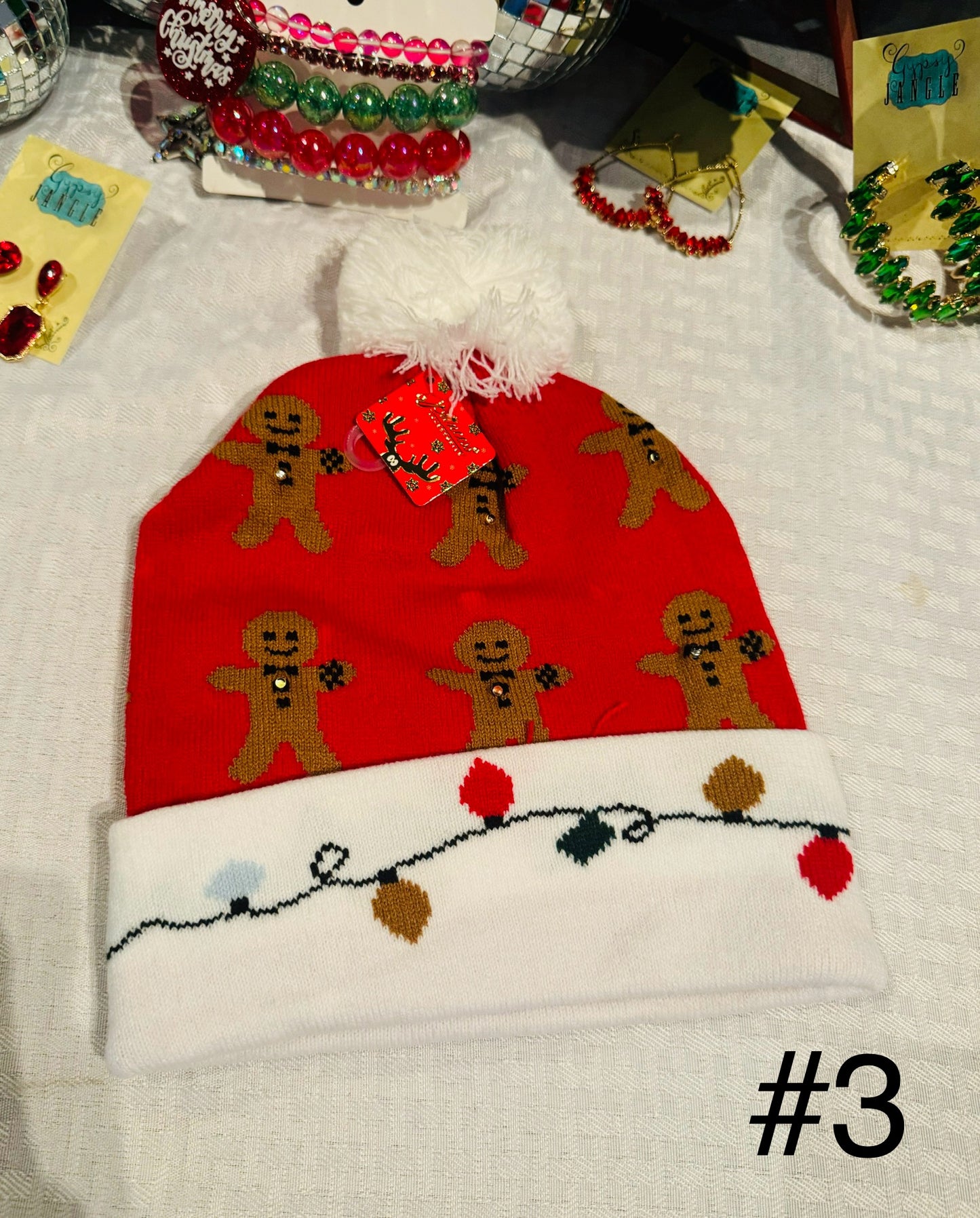 Light Up Christmas Beanies