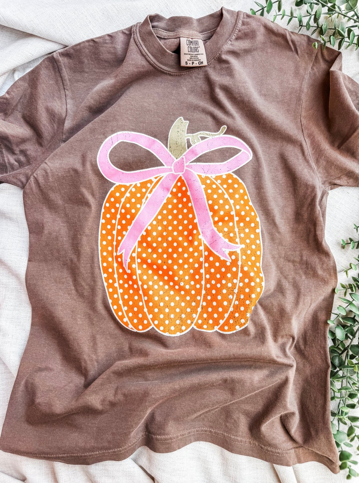 Polka Dot Pumpkin Tee