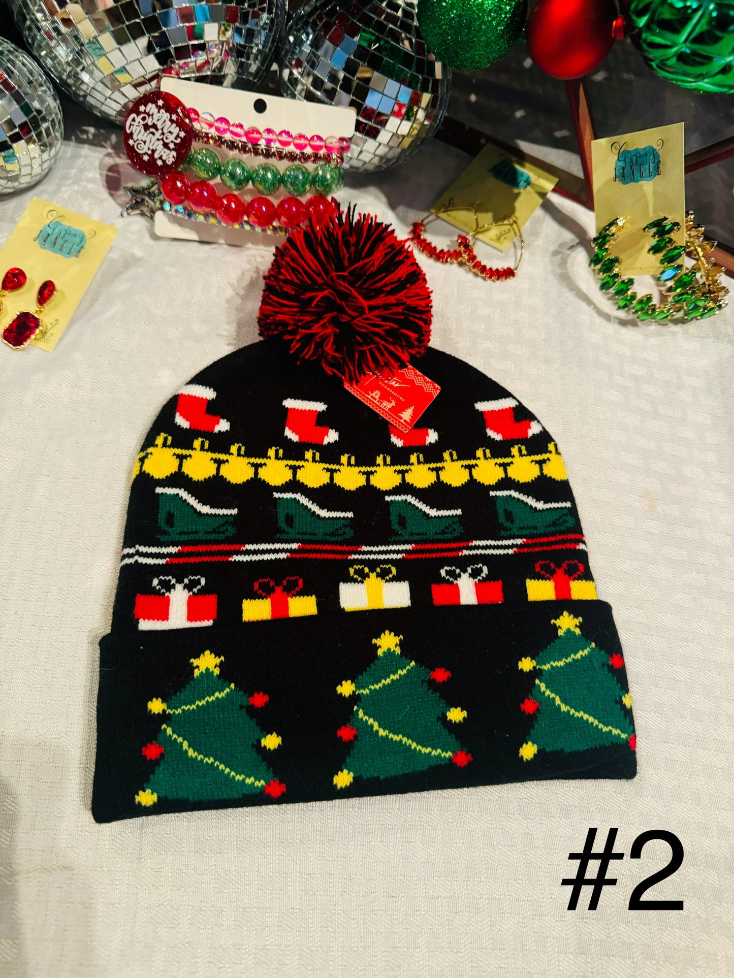 Light Up Christmas Beanies