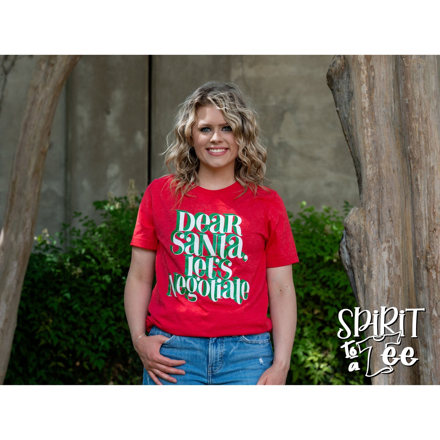 Dear Santa Let's Negotiate - Christmas Tee