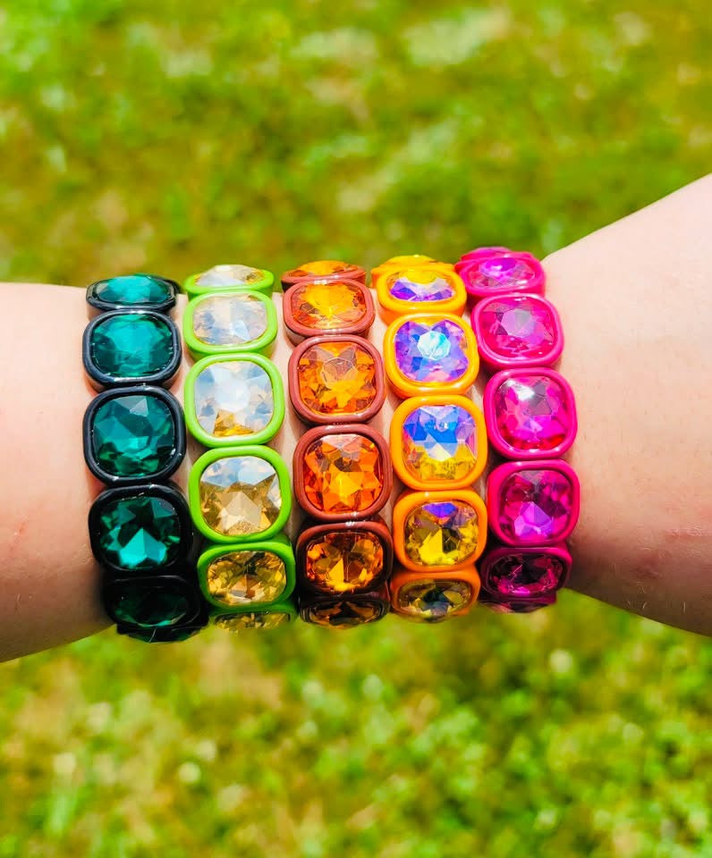 Sugar Gems Sunset Collection Stretch Bracelet