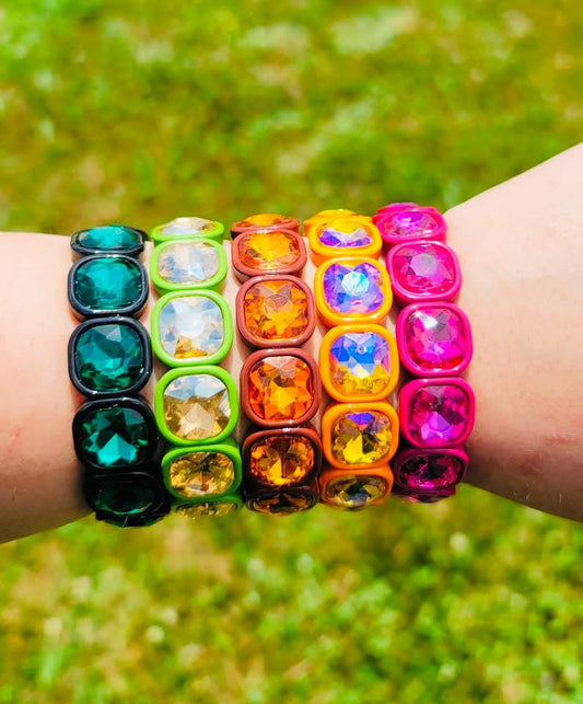 Sugar Gems Sunset Collection Stretch Bracelet