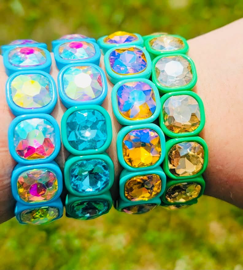 Sugar Gems Coastal Collection Stretch Bracelet