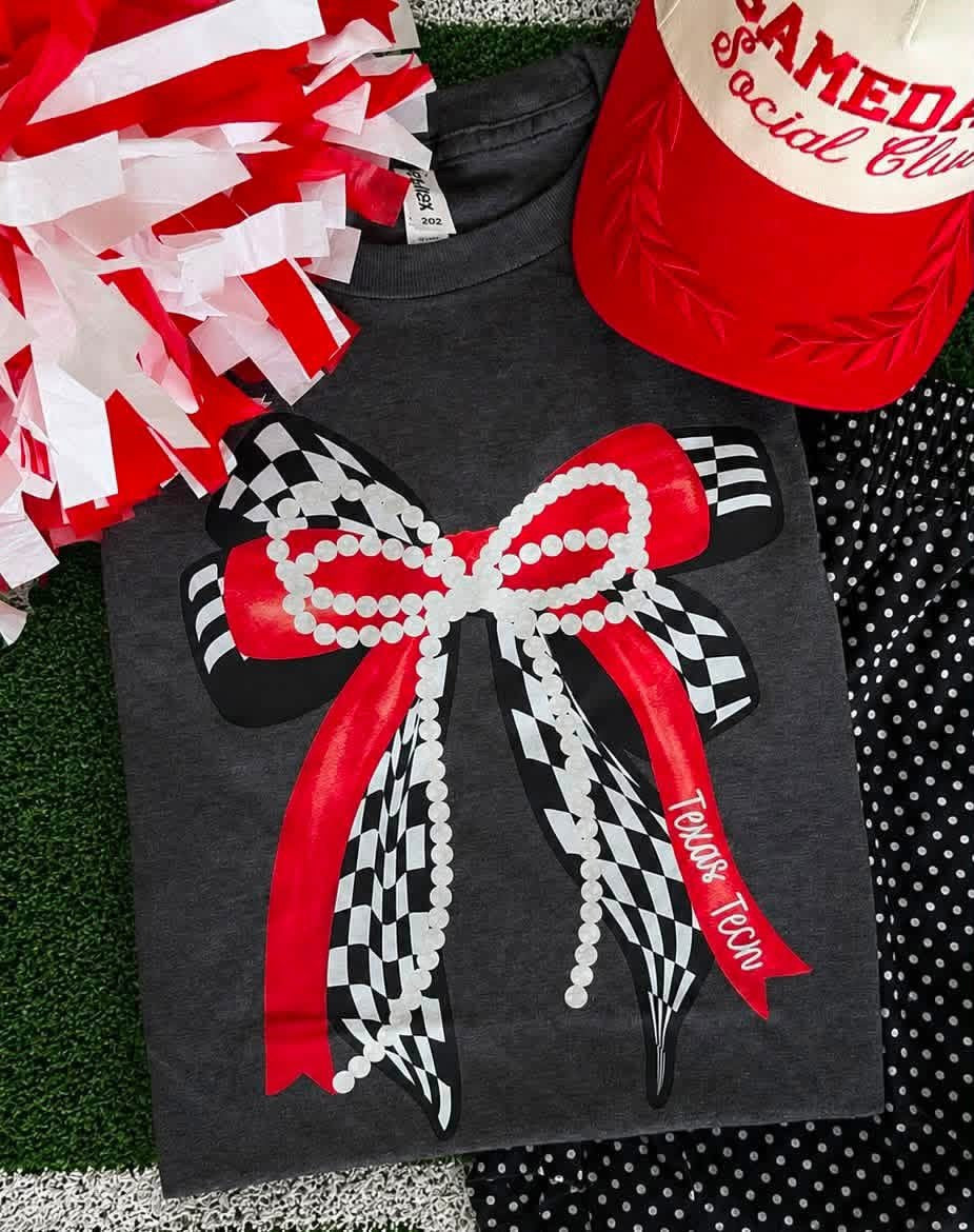 Texas Tech Bow Tee