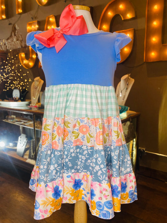 Periwinkle Tiered Dress