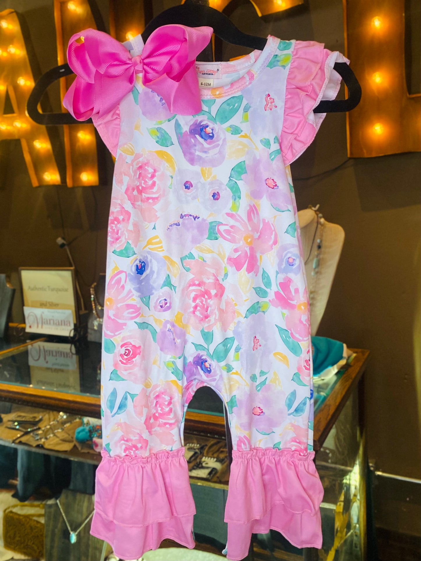 Pastel Blooms Baby Romper