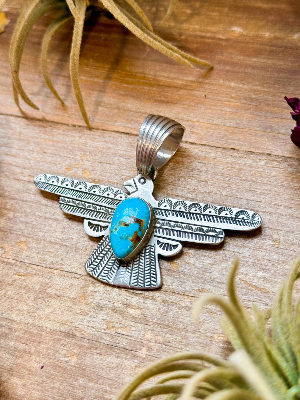 Sterling Silver Thunderbird Pendant