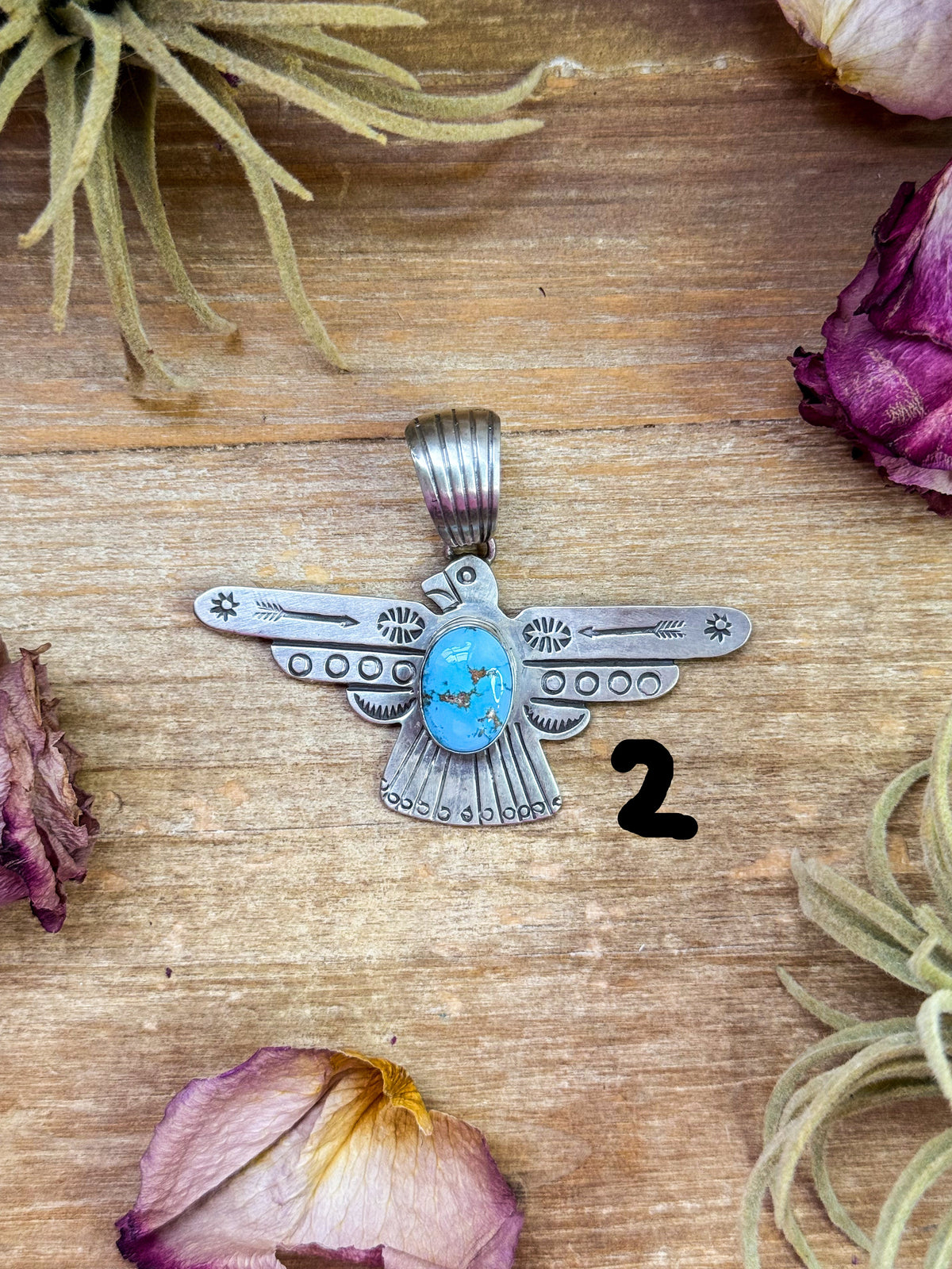 Sterling Silver Thunderbird Pendant