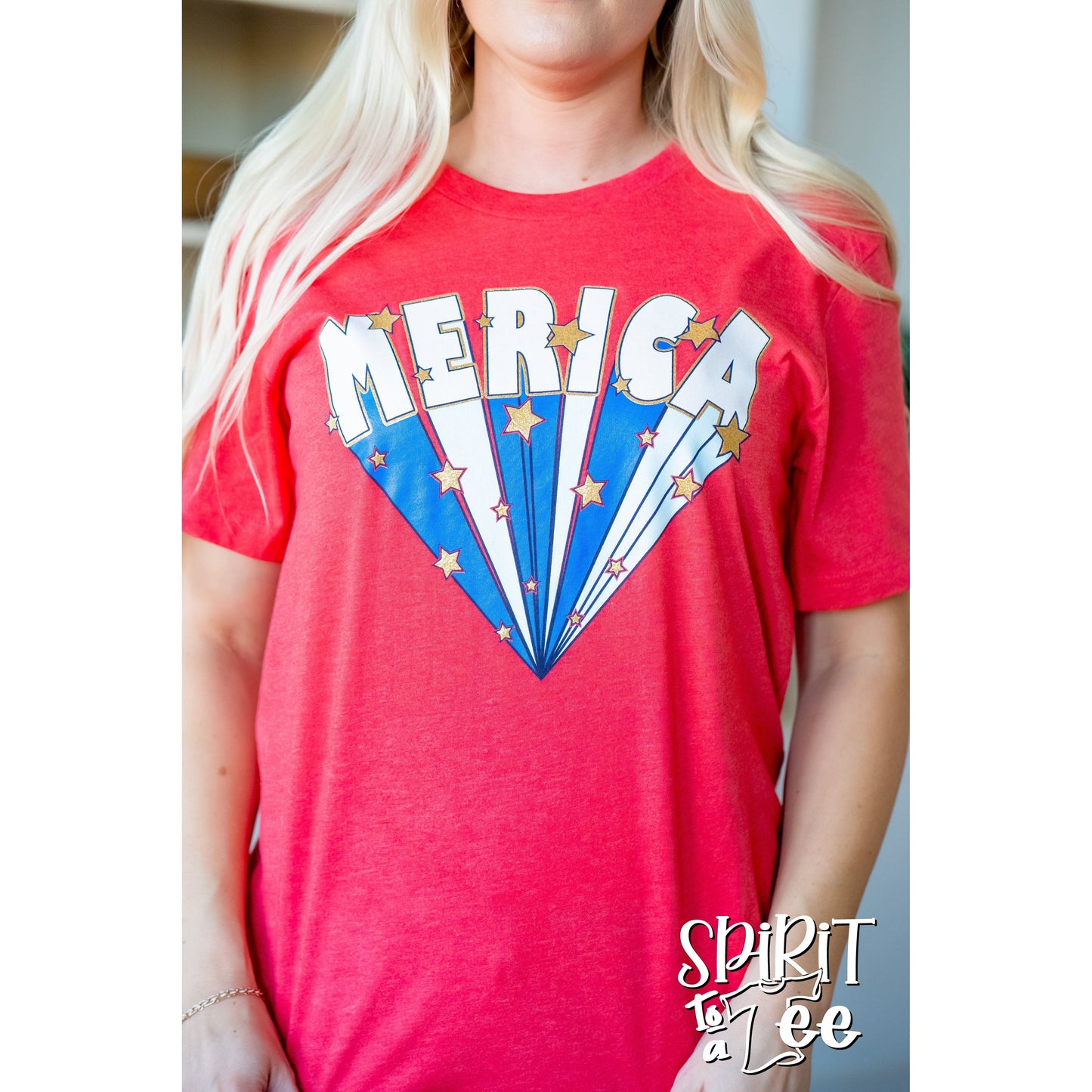 Merica Rays - Patriotic  Tee