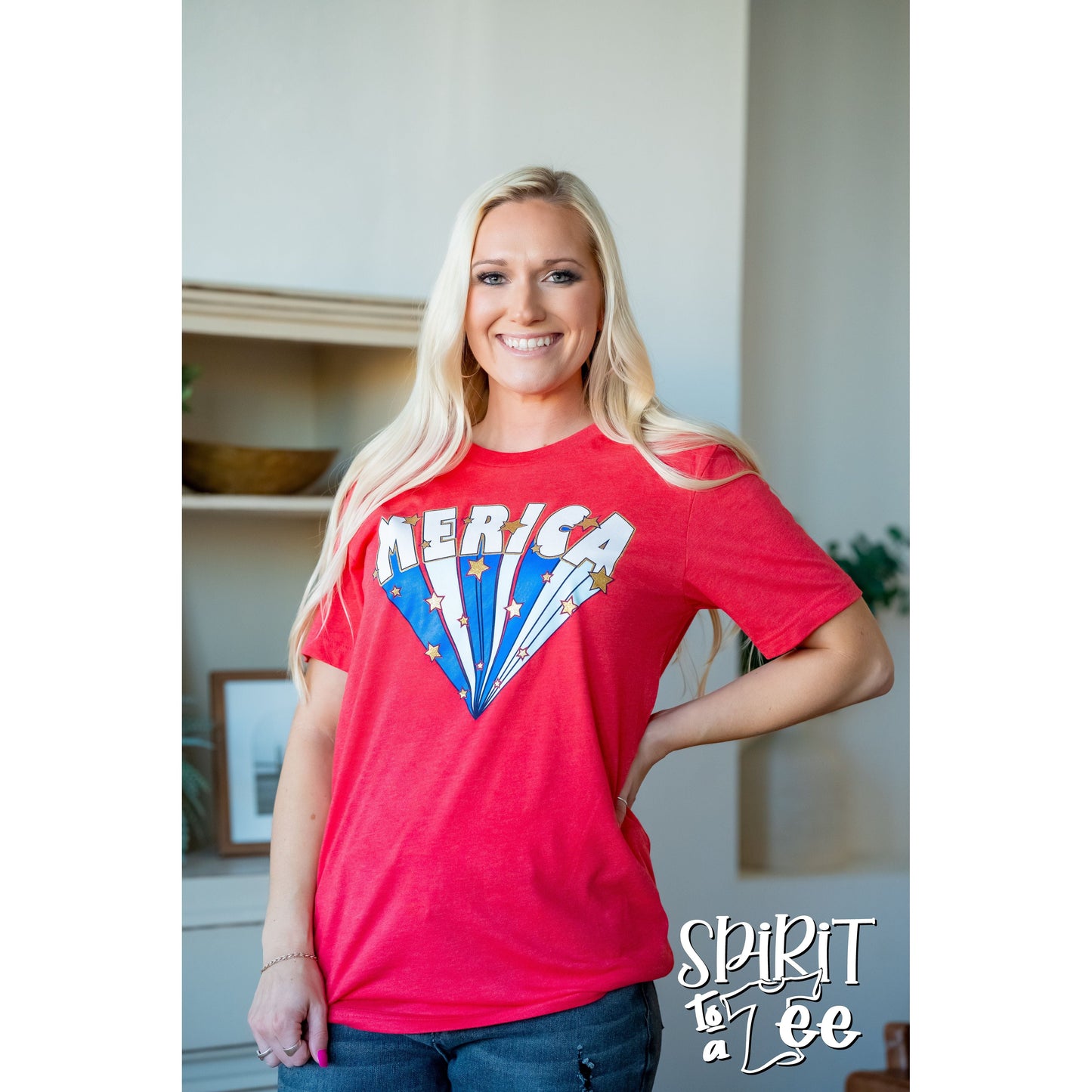 Merica Rays - Patriotic  Tee