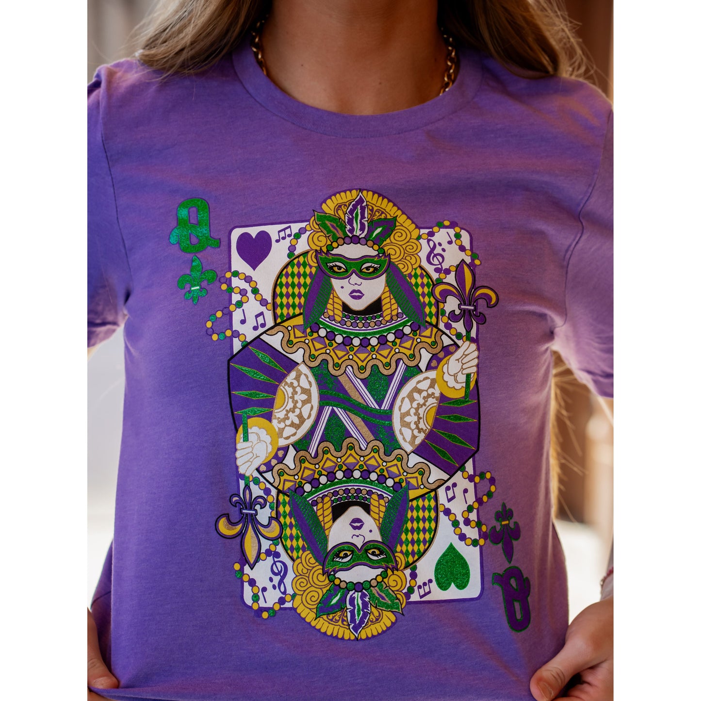 Queen of - Mardi Gras Tee