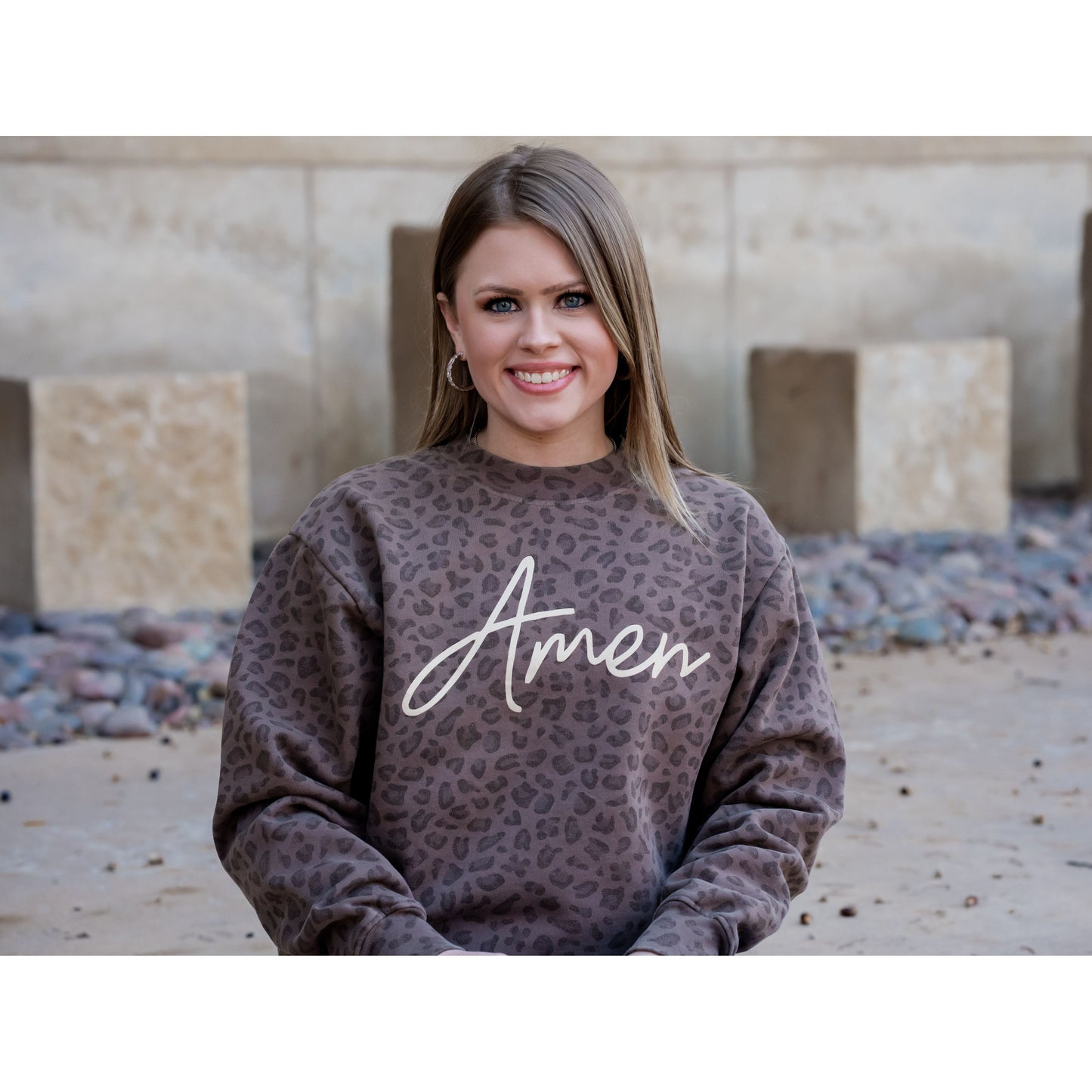 Amen Leopard - Jesus Sweatshirt